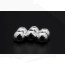Classic Colored Tungsten Beads 3.8mm 25 beads/bag-silver