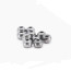 Troutline Essential Line Classic Tungsten Beads 2.5mm-10pcs-nickel