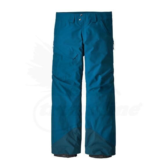 Patagonia Men s Powder Bowl Pants Size L Regular Big Sur Blue