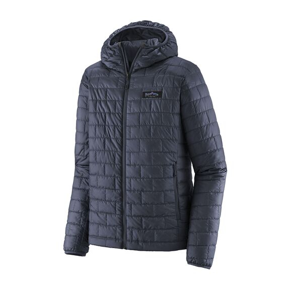 Patagonia Men s Nano Puff Fitz Roy Trout Hoody Smolder Blue