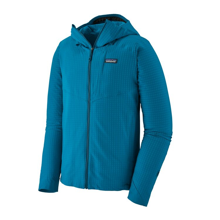 Patagonia r1 hoody balkan blue Clearance