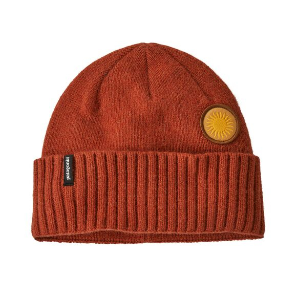 Patagonia Brodeo Beanie -Spirited Sun: Burnished Red